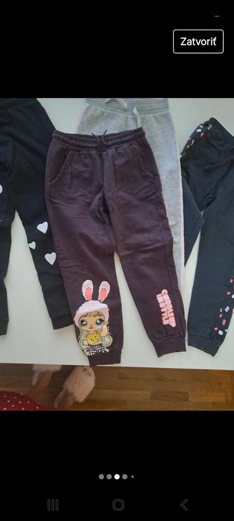 Zateplene teplaky 6/7 rokov, h&m,122