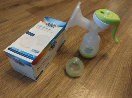 Ručná odsávačka+ tampóny do podprsenky, 