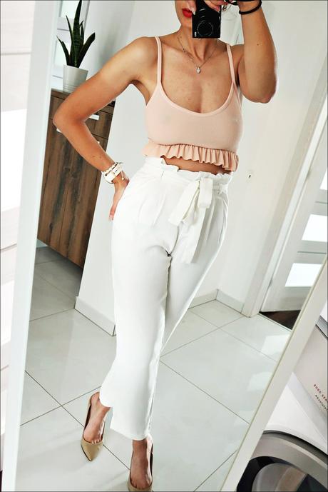 Crop tielko boohoo, xs