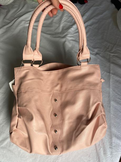 Bledo ružová kabelka,