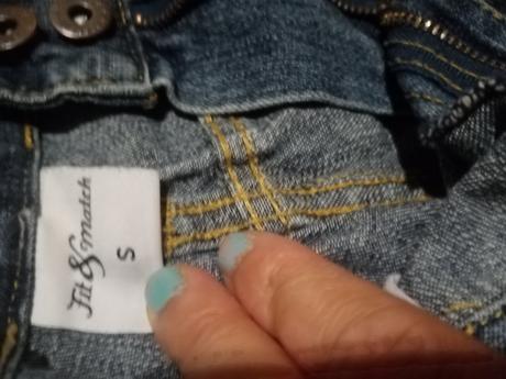 Dámske krátke riflove nohavice, s