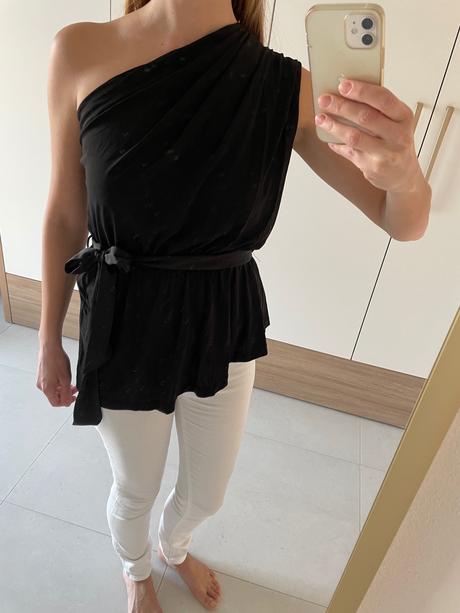 Asymetrická bluzka mango, mango,s