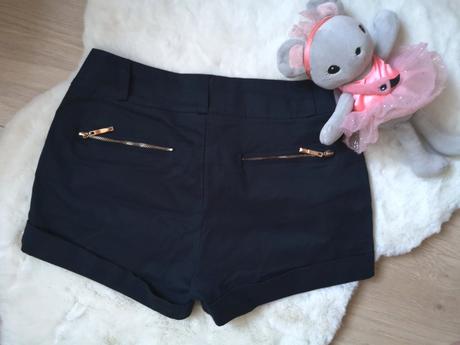 Tm. modré kraťasky, v. s (v.146/152), s