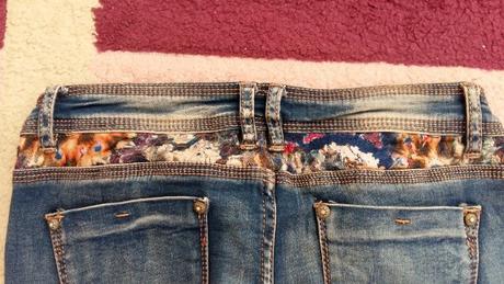 Riflové nohavice, s