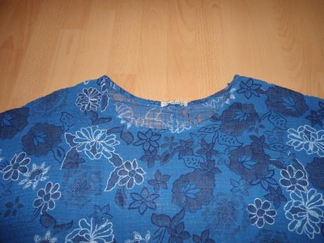 Modre tricko / damska bluzka, xxl