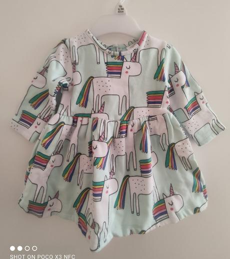 Set šaty a 2x legíny next, next,68