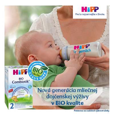 SÚŤAŽ o dojčenské mlieka HiPP Combiotik
