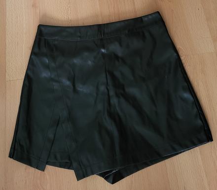 Koženkový skort, s