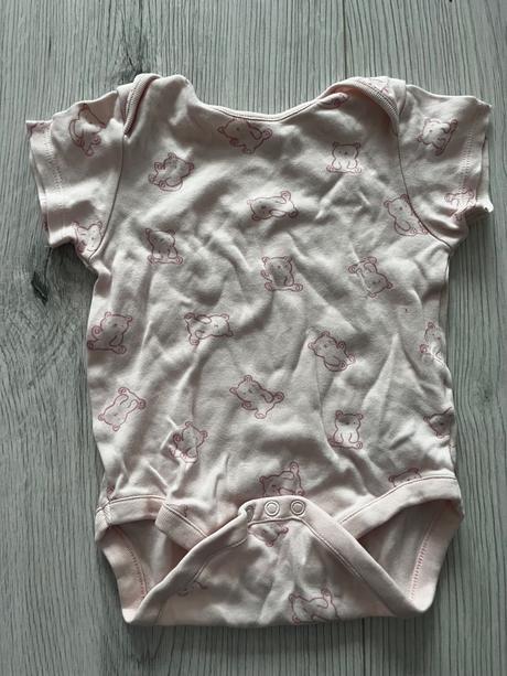 5 kusov body s macikmi (krátky rukáv), next,80
