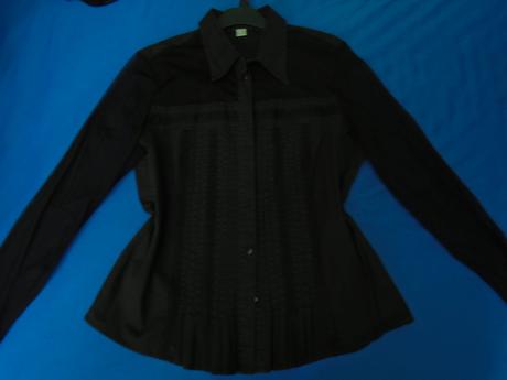 Strečová košeľa so sieťovanými rukávmi, next,44