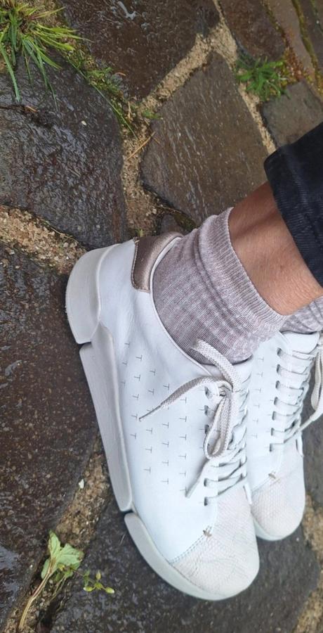 Kožené tenisky barefoot clarks 40, clarks,40