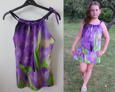 Dievčenská tunika / šaty šafran - 2-14r., 92 - 164