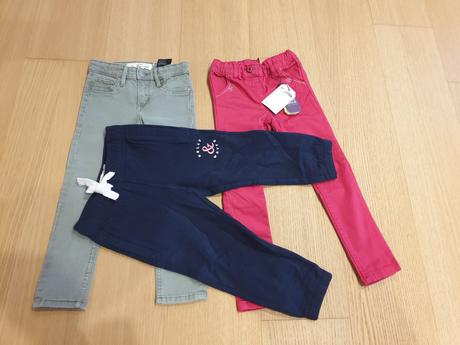 2x nohavice + 1x teplaky, lindex,104