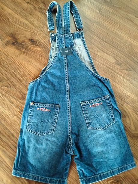 Rifľové kraťasy na traky, pepe jeans,140