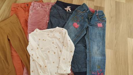 Balík mix nohavice, tričko, legíny,110, 104–116