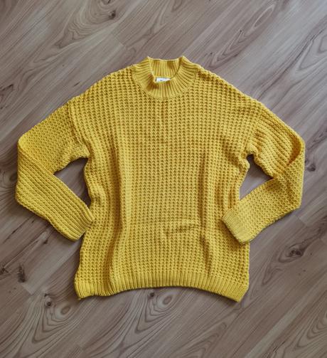 Sveter so stojačikom + brošňa, bonprix,40 / 42 / l