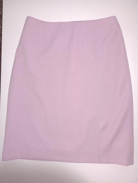 Fialovo ružová sukňa po kolená, m