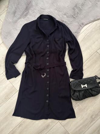 Koselove saty tmavomodré, reserved,m