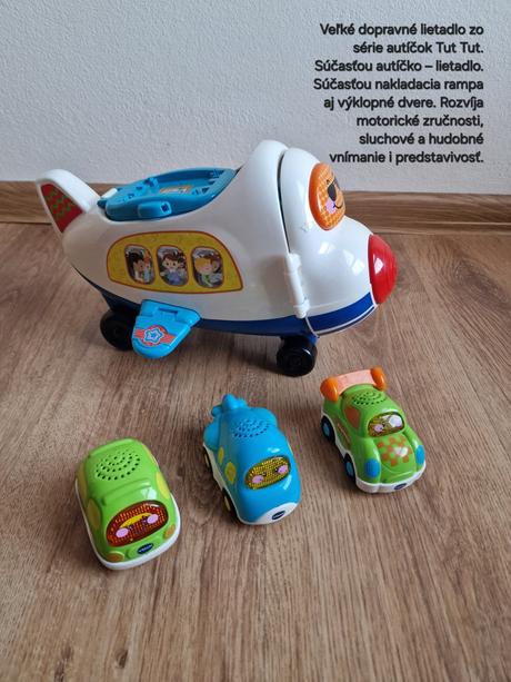 Vtech tut tut nákladné lietadlo,