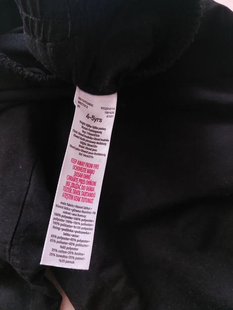 Sportove ľahké nohavice, f&f,110