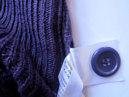 Kardigán, sveter na gombíky, s