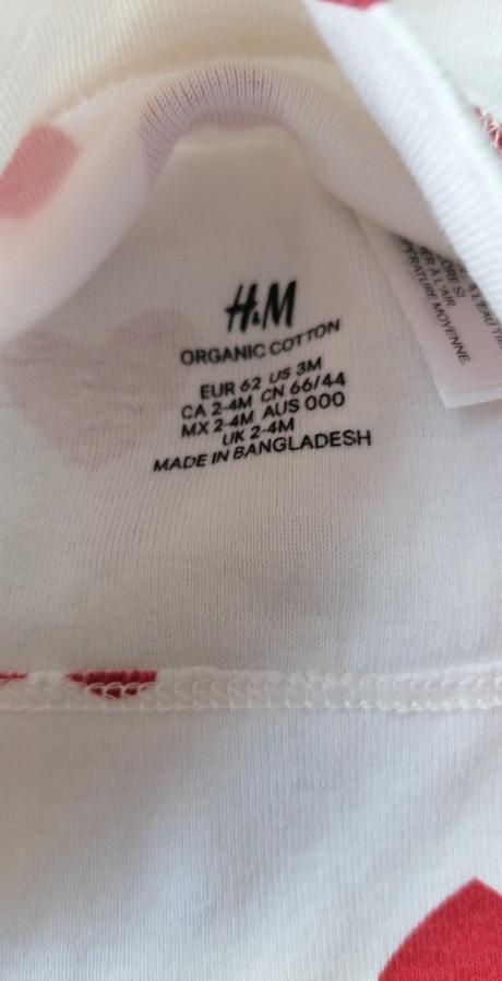 Srdiečkova súprava, h&m,62