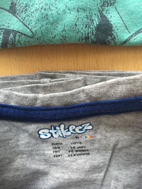 4 ks tricka s kratkym rukavom na 6 rokov, 122