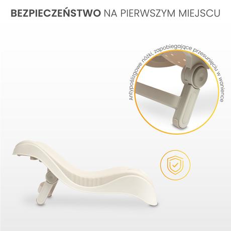 Sensillo skladacia vložka do vaničky posi béžová,