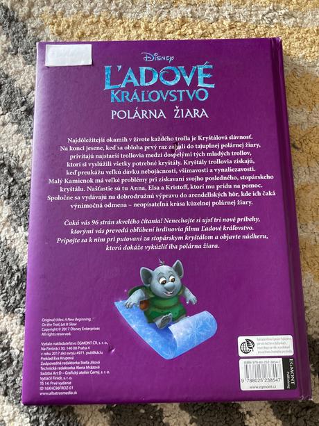 Ľadové kráľovstvo - polárna žiara zlatá kniha, 