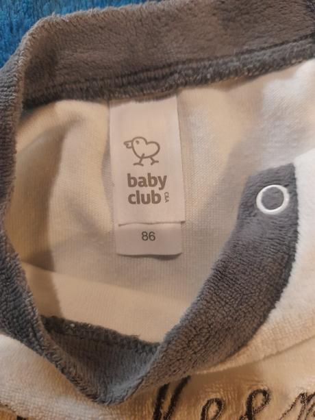 Teplé velúrové pyžamko, baby club,86