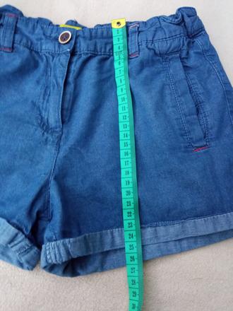 Riflové šortky, h&m,140