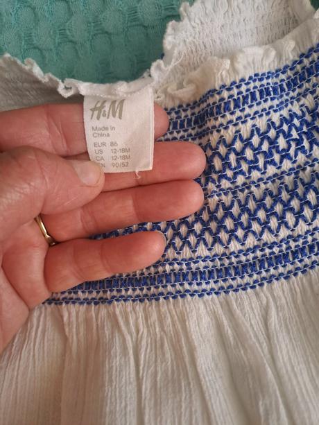Letné šaty, h&m,86