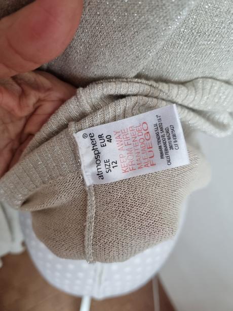 Krémový svetrík atmosphere 38, atmosphere,38