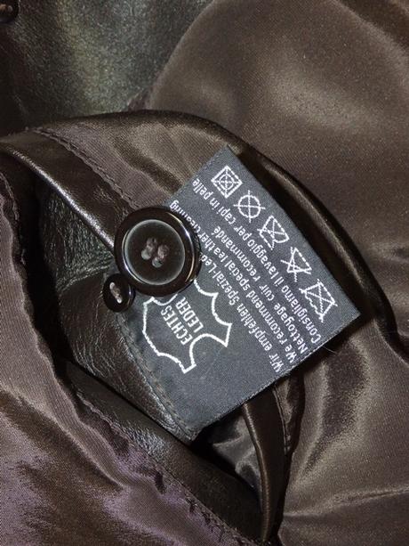 Kvalitný dámsky kožený kabát, tcm,40