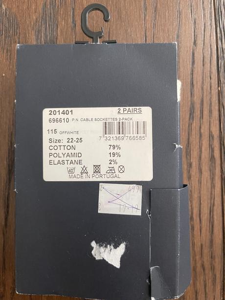 Gant ponožky, gant,22