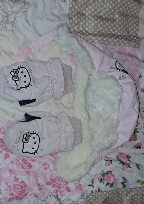 Zimny set čiapka, h&m,122