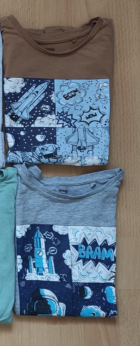 7x tričká s dlhým rukávom - sinsay - veľkosť 140, sinsay,140