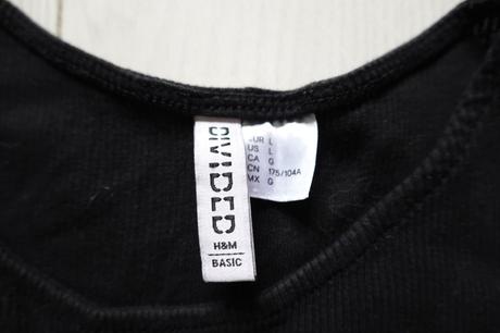 Vrúbkované šaty h&m divided, h&m,l