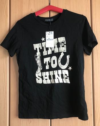 Tričko s potlačou, stradivarius,s