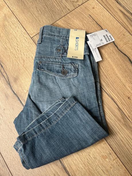 Denimove šortky, h&m,128