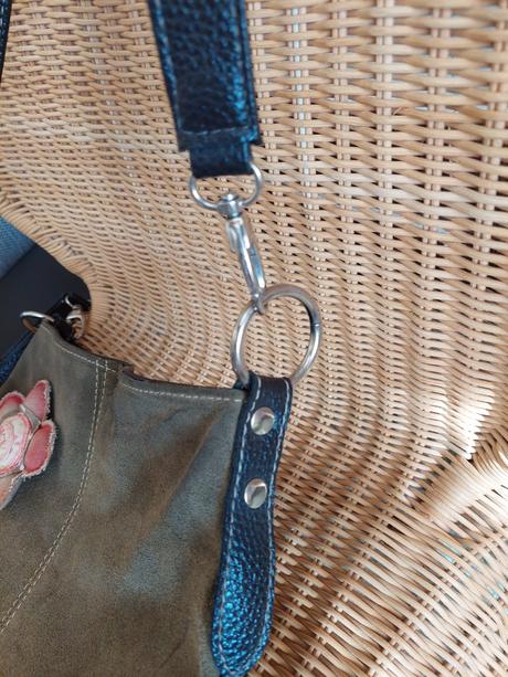 Kabelka brúsené koža,