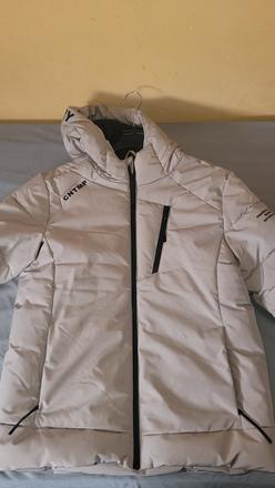 Zimna béžova bunda m, m