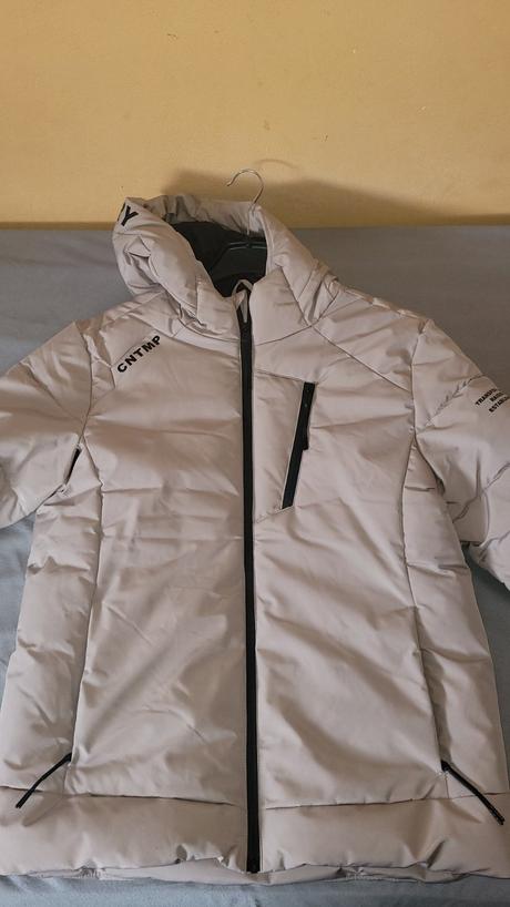 Zimna béžova bunda m, m