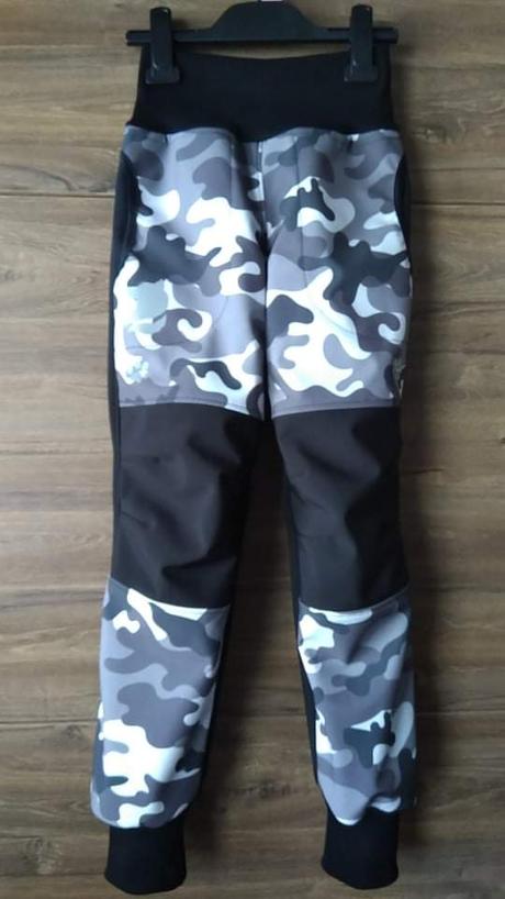 Zimné softshellky kombin.s reflexnym prvkom, 74 - 164