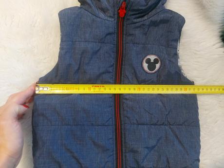 Štýlová vesta mickey mouse podšita, c&a,92