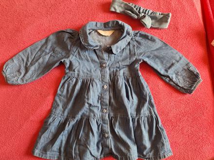 Riflove saty s celenkou, primark,74