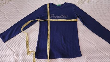 Tričko dlhý rukáv benetton veľ 122, benetton,122