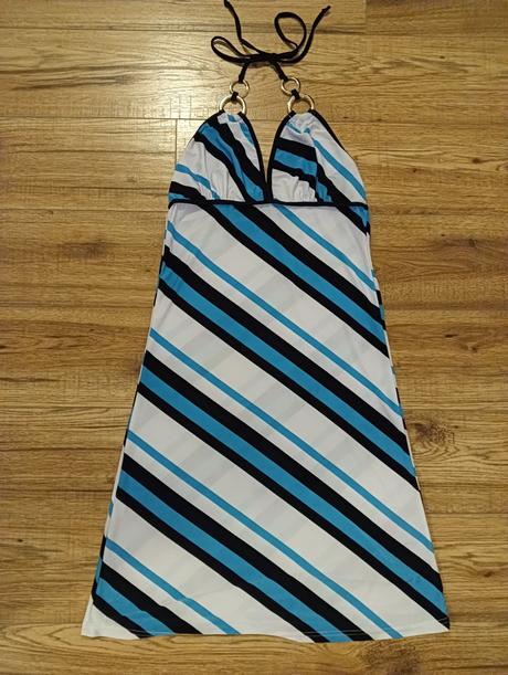 Pruhované šaty, h&m,s