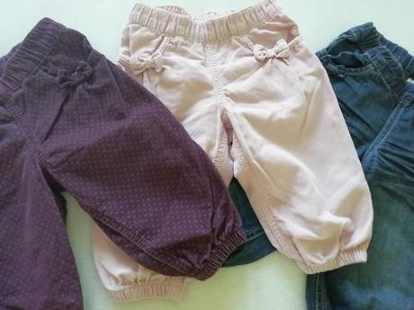 Nohavice pre dievčatko veľ. 74, h&m,74