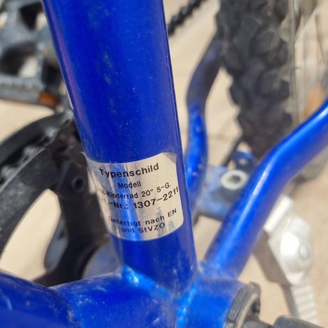 Detský bicykel, veľ. 20, 20